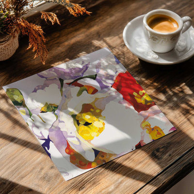 Impression sur toile Vivid Floral Expressions II 