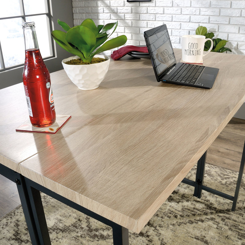 Table With Drop Leaf, Brown Finish