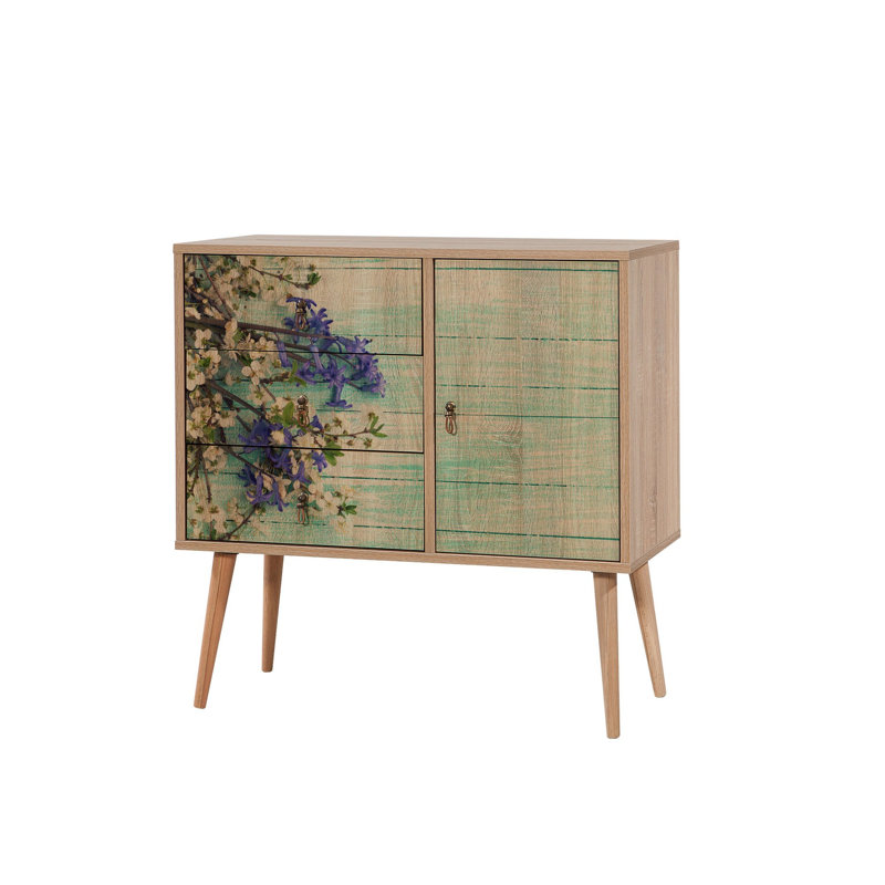Commode combinée 4 tiroirs Borum