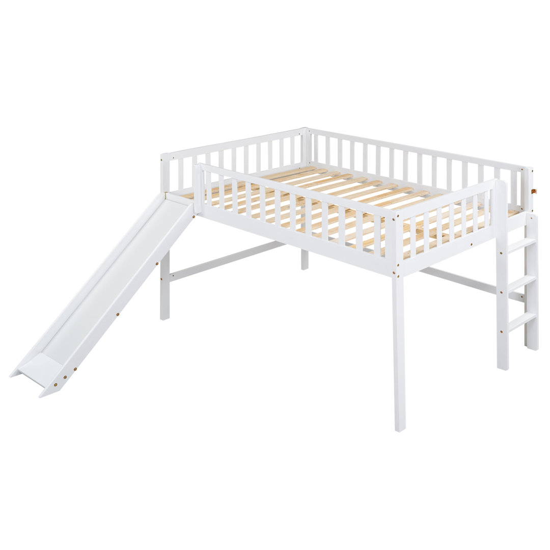 Johiah Kids Full Loft Bed Harriet Bee