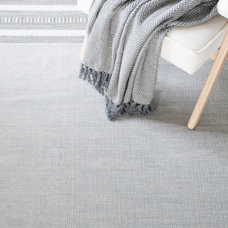Zoltán Hand Woven Cotton Rug, Square 6'