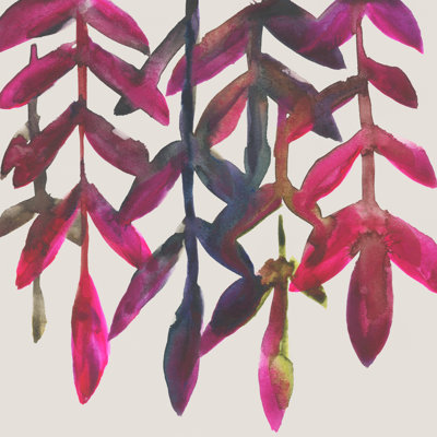 Fuchsia Vine I - Wrapped Canvas Print