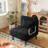 Convertible Chair Bed, Tri-Fold Sofa With Adjustable Backrest & Pillow, Comfortable Sleeper For Home & Office-379049196-379049186