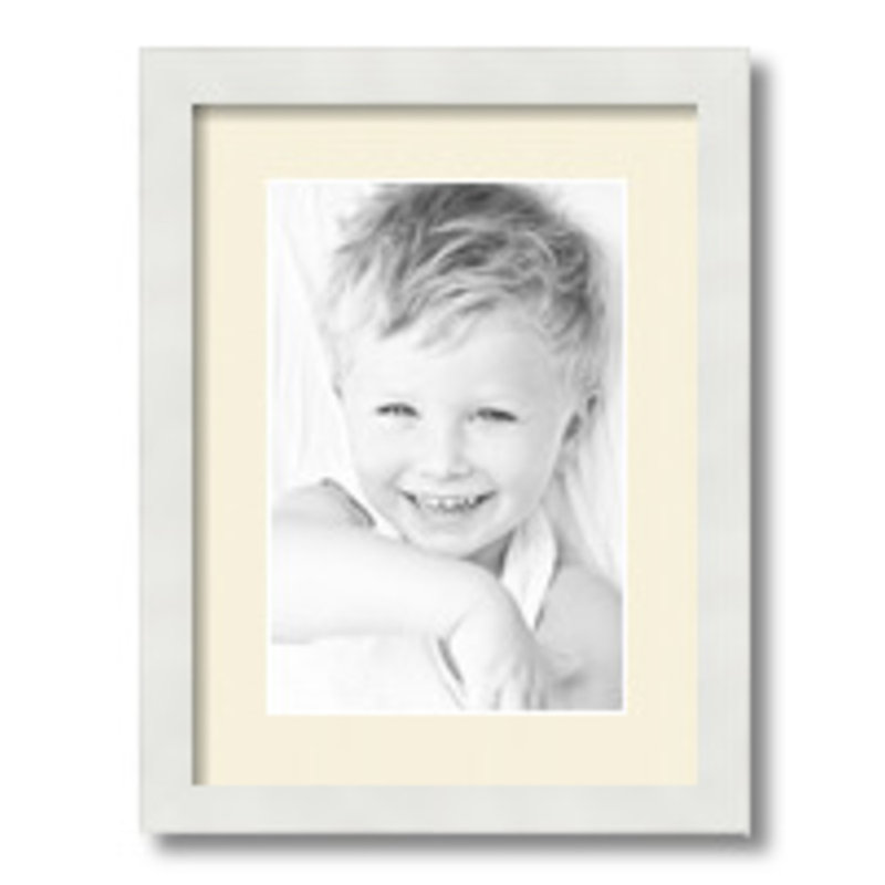 Toxie Matte Picture Frame with Mat, Ivory