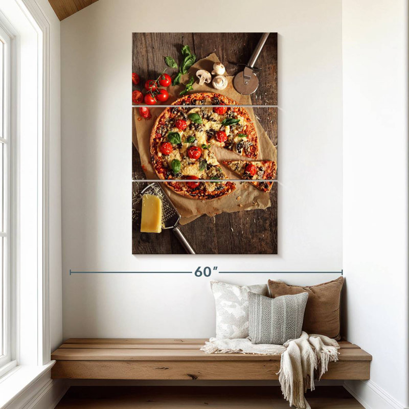 Pizza au fromage Yarlin, H 50 po x l 32 po