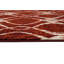 Tapis géométrique rouge