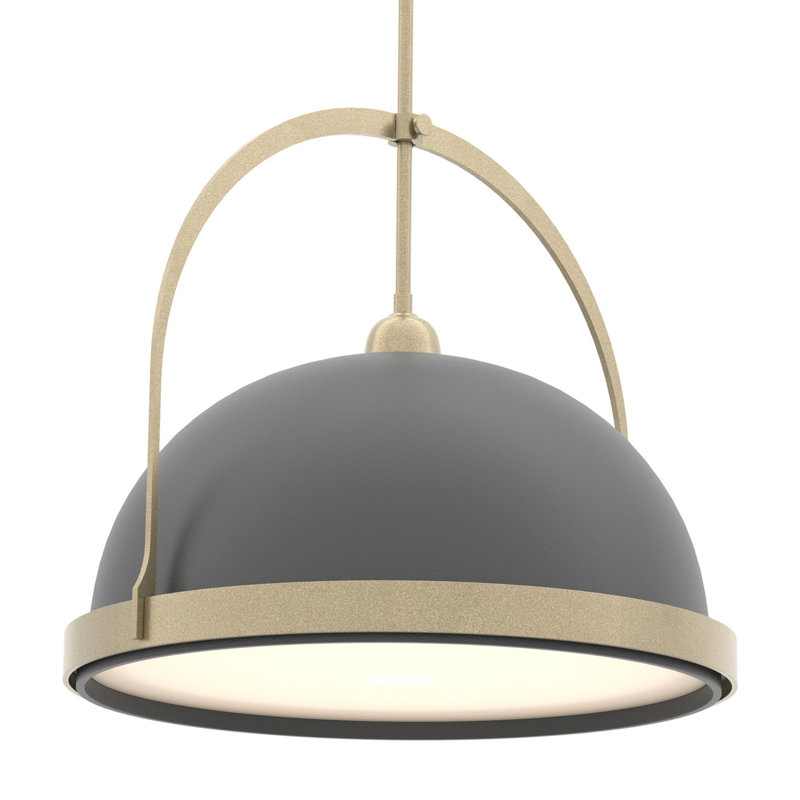 Atlas 1 - Light Single Dome Pendant, 22.3" - 67.3", Soft Gold, Oil Rubbed Bronze