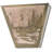 Rustic Lodge Flush Mounted Sconce