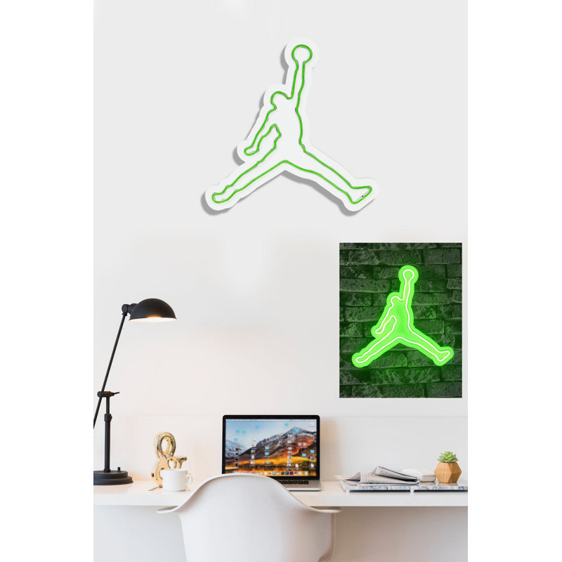 Flexible Neon LED Strip Lights, Green, 16.5 x 15.7 x 0.8 inches | IP67 Waterproof, PVC Foam Template, 12V 4A Adaptor | Perfect for Home Decor, Parties & Events | Energy Efficient 20.16 Watts