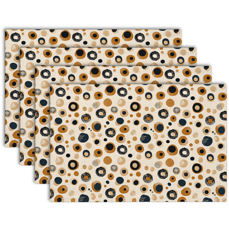 Rectangle Polyester Dining Table Placemat