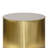 Curtis 16"W Metal Industrial Round End Table with Cylinder Base-408509549
