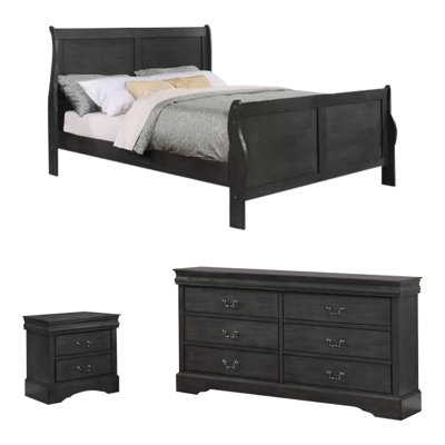 Ensemble de chambre à coucher configurable double/double Blountsville
