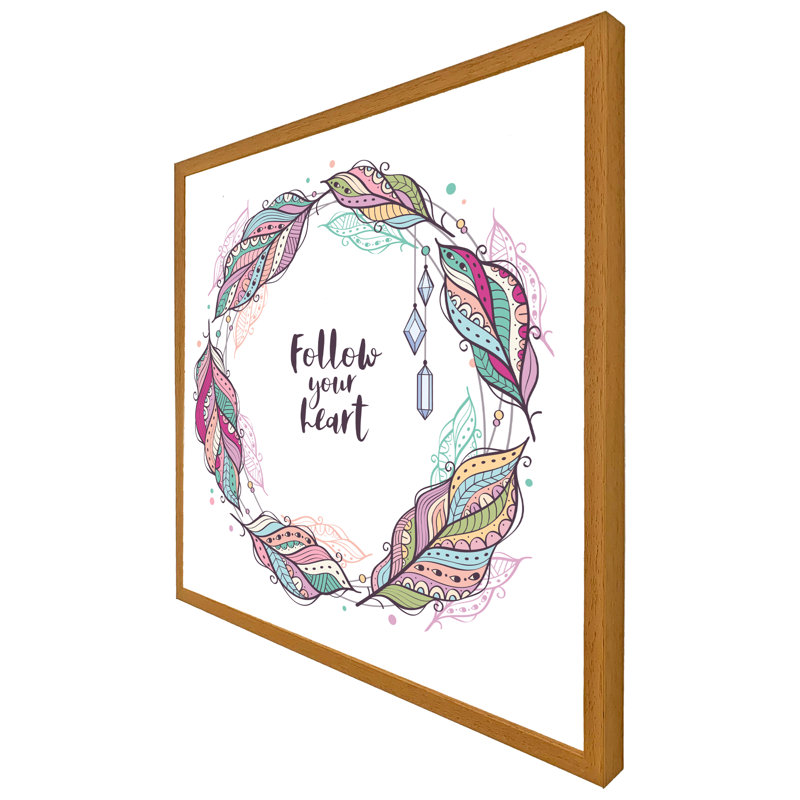Bettylu Single Picture Frame Print, 76cm H x 76cm W x 4cm D, Oak Framed