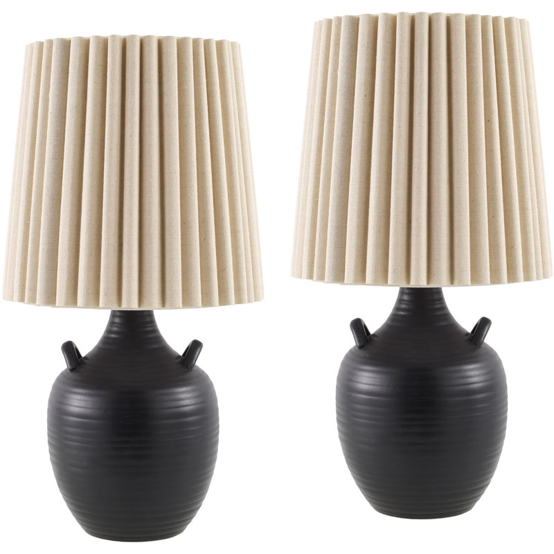 Lampe de table Camilly, Noir