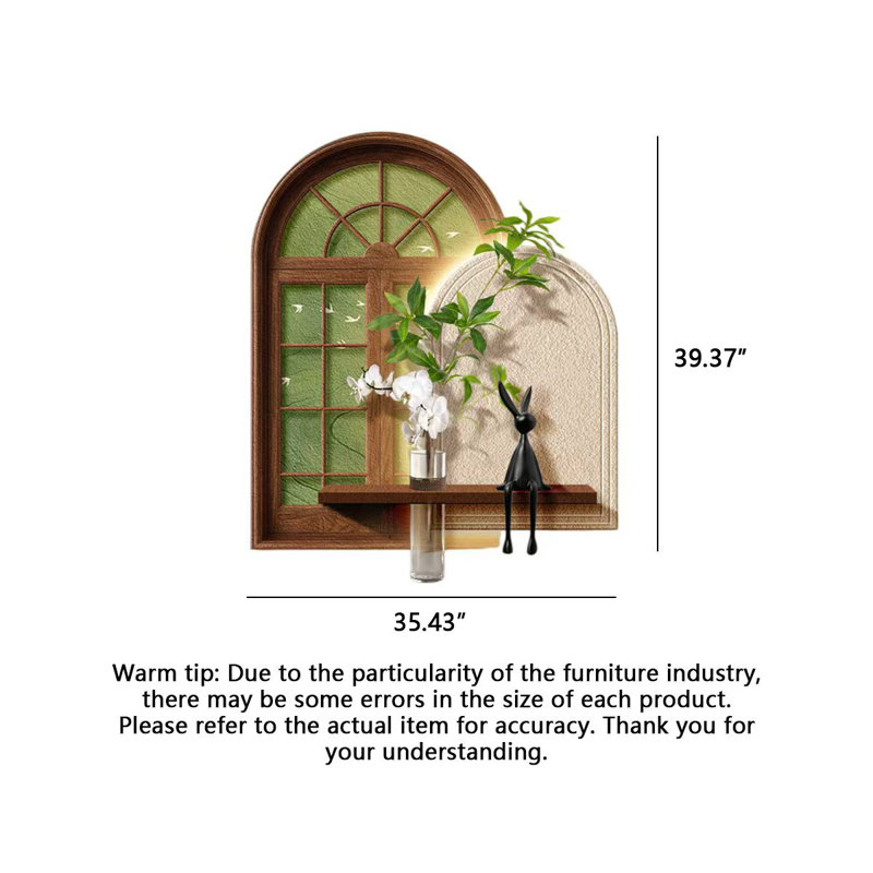 Pot à fleurs hydroponique Mid-Century, H 39,37 po x l 35,43 po x P 1,18 po