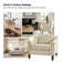 Delmond Traditional Button-Tufted Armchair with Solid Wood Legs