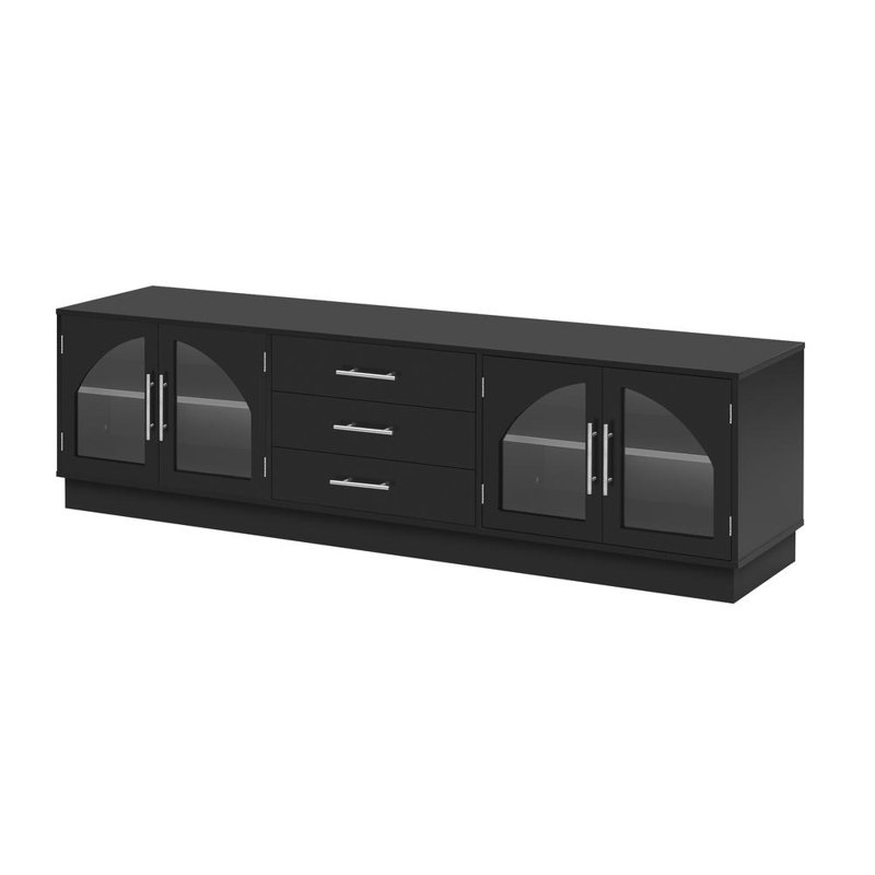 Meuble télé, Noir