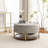 Charyn Upholstered Round Storage Ottoman-1465735360