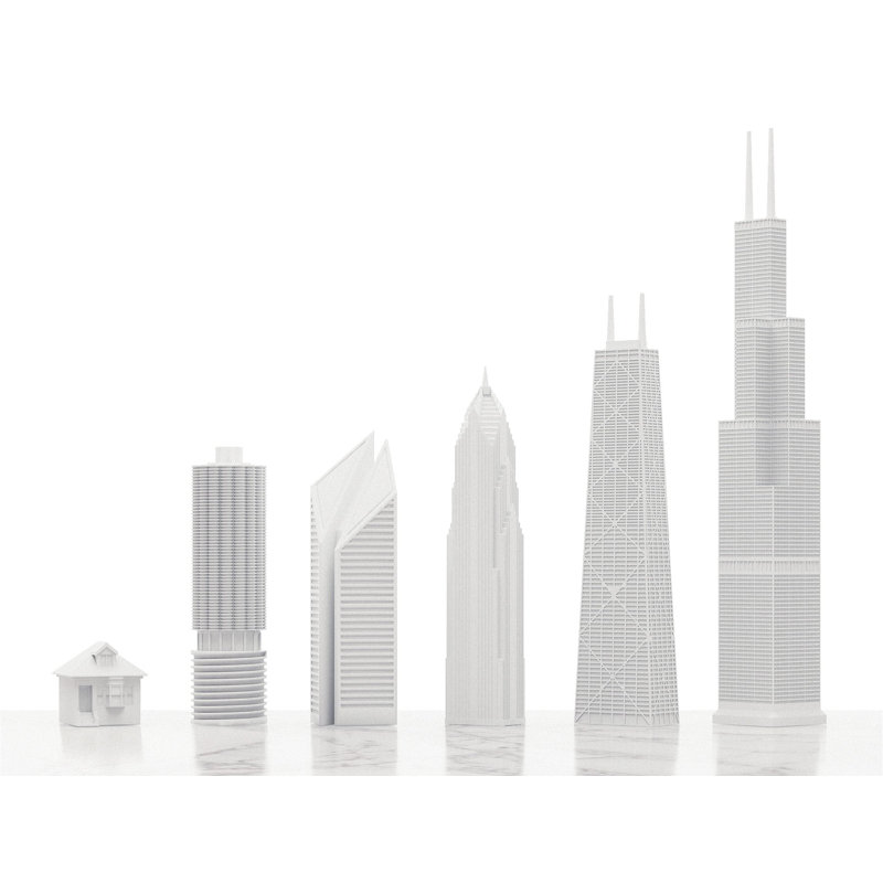 Chess Set Acrylic Chicago With Marble Hatch Board