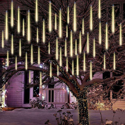 Meteor Shower Lights 20 inch 8 Tubes Outdoor Christmas Icicle Lights