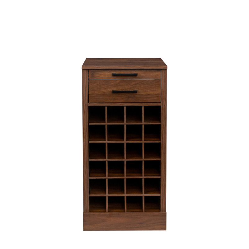 Armoire de bar à vin 24 couleurs, Noyer brun