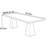 Simple rectangular large dining table-1335769092