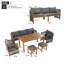 7 - Person Patio Dining Set Rectangular Table-1954240377