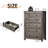 Arlina Farmhouse 5 - Drawer Chest,Rustic Gray-2008637543