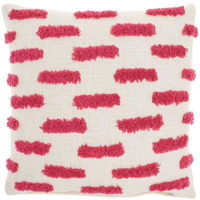 Cotton Reversible Throw Pillow