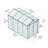 Palram - Canopia Skylight Polycarbonate Storage Shed-118911396-118911400