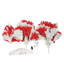 Arbre de Noël artificiel Candy Cane - 300 lumières DEL, 900 branches flexibles | Décoration de Noël créative
