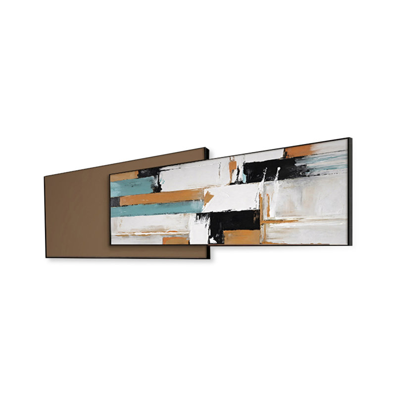 Peinture décorative minimaliste pour salon, peinture murale sur fond de canapé, H 29,92 po x l 106,3 po
