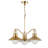 Starcher 3 - Light Brass Gold Cluster Pendant