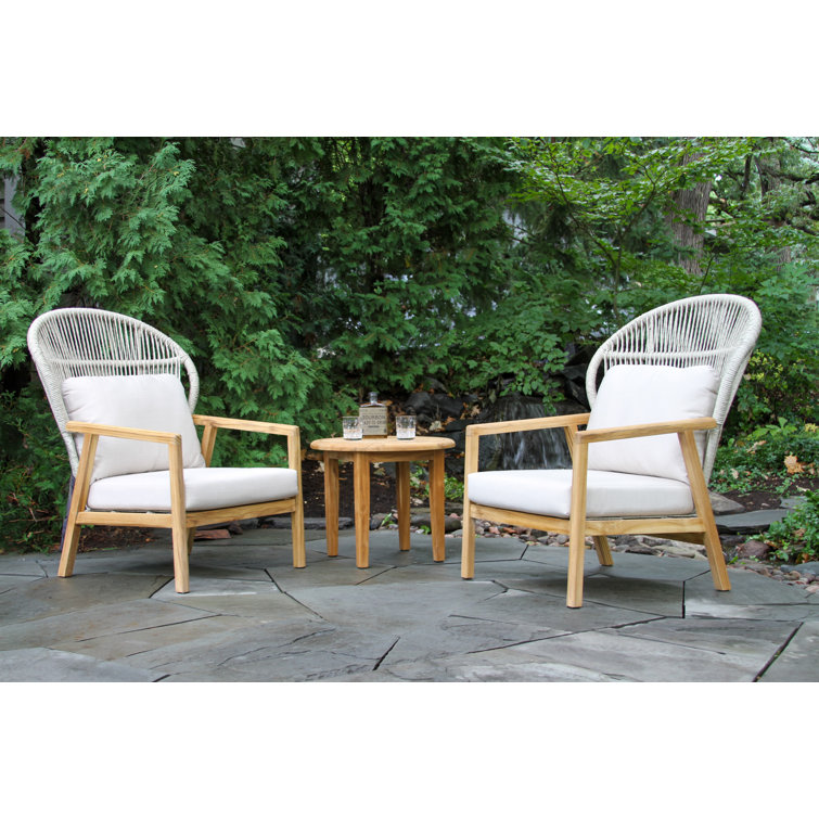 Florentia 2 - Person Patio Conversation Sets with Cushions