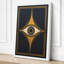 Gilded Third Eye Art Deco - Wrapped Canvas-2111580298-2111580303