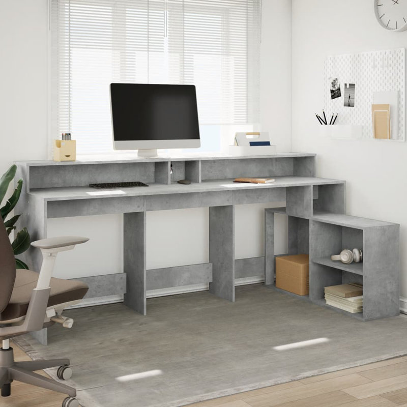 Desk, Concrete grey
