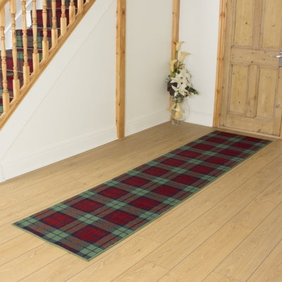 Runner Plaid Area Rug