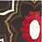 Candelo Hand Tufted Wool/Viscose Floral Rug in Red/Brown-954838181