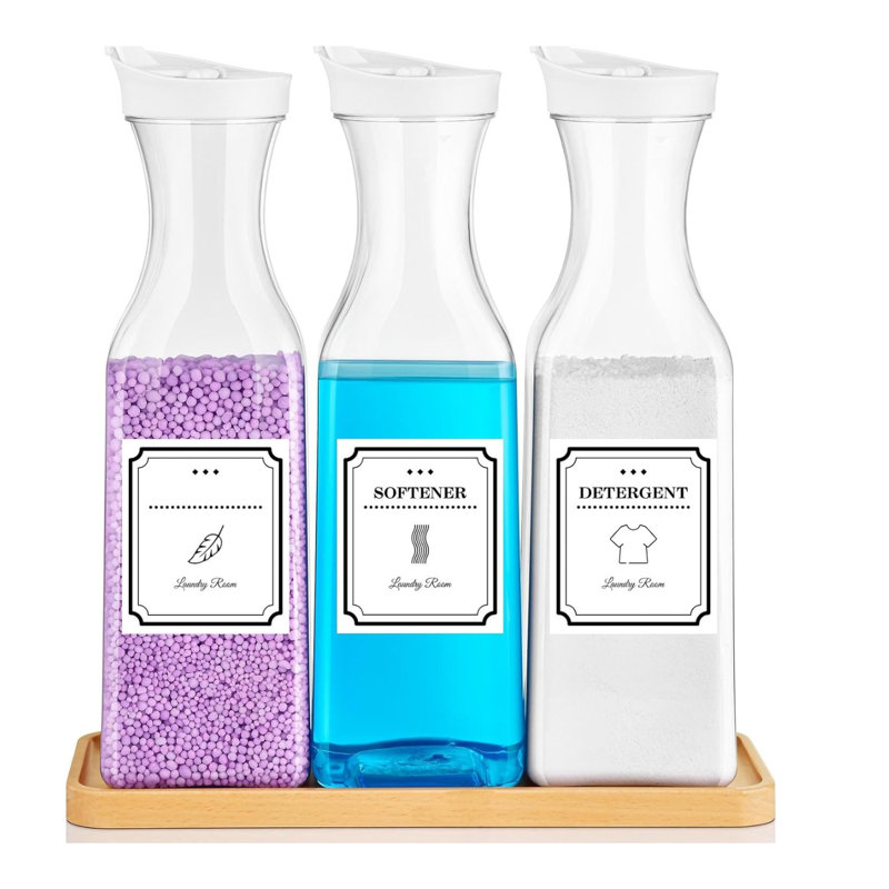 Distributeur de détergent à lessive 54 oz avec plateau
