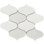 Retro™ Pearl 9" x 10" Porcelain Arabesque Mosaic Tile