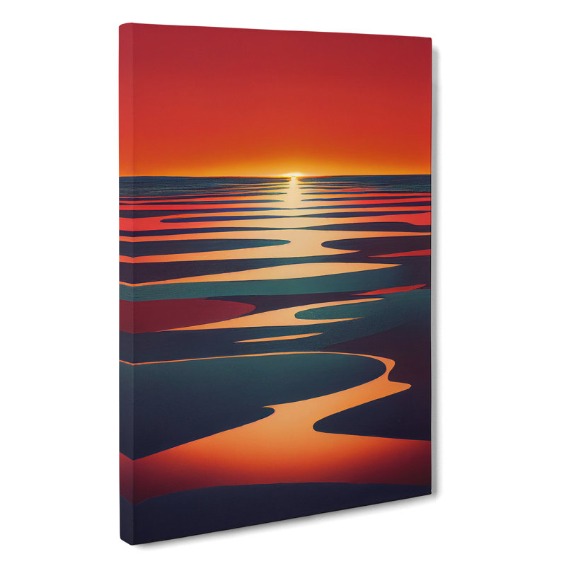Sublime Sunset View - Wrapped Canvas, 76cm H x 35cm W x 3cm D