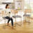Velvet Upholstered Bar Stool With Woven Rattan Back And Metal Leg 1-Pack-342494369