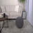Bordeaux Knitted Cotton Round Pouf-106806383-115747807