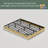 Floating Bed Frame With LED Lights, Wave Curve Wood Texture Bed With Heavy Duty Metal Slats - No Box Spring Needed-2116435554-2116435552