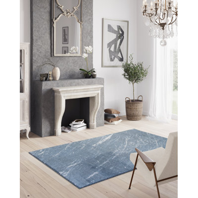 Ivar Soft Low Pile Grey/Blue Rug