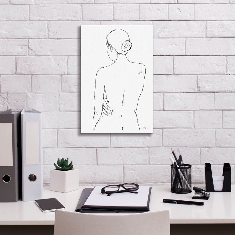 «Muse 4» par Wellington Studio, art mural sur toile, H 18 po x l 12 po x P 0,75 po