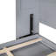 Grand lit gris - escamotable pour plus d'espace au sol, confortable et de taille-1971907222-1971907217
