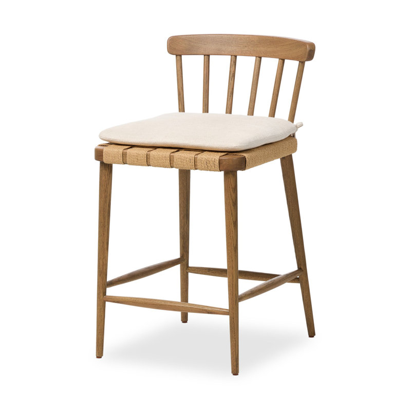 Kershaw Stool With Cushion-Dover Crescent-Counter