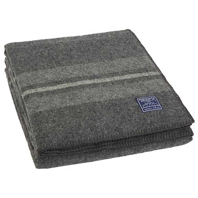 Cabin Collection Hand Woven Blanket, Black, 66" x 96"