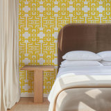 The Blush Label Aztec 10' L x 24" W Wallpaper Roll